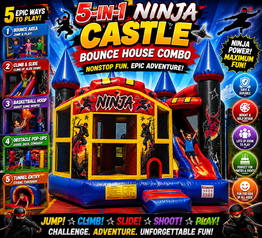 The Ninja 5 in 1 Wet Dry Combo The Ninja 5 in 1 Wet Dry Combo