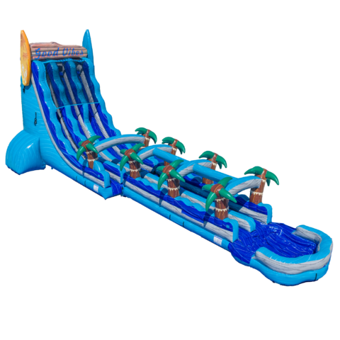 27FT Good Vibes Dual Lane Slide w/Slip n Slide 27FT Good Vibes Dual Lane Slide w/Slip n Slide