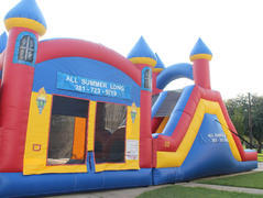 Triple Play Bounce House and Slide Dry