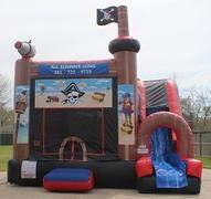 18ft Pirate Bounce House Slide Combo Dry