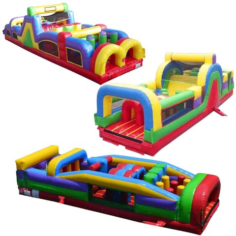 100' Retro Obstacle Course 100' Retro Obstacle Course