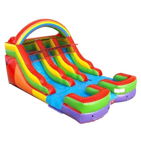13' Rainbow Dual Lane Waterslide 13' Rainbow Dual Lane Waterslide