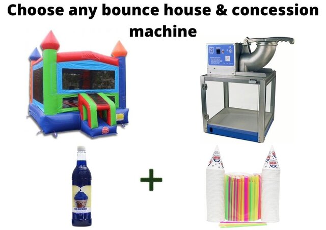 Bounce House and Concession Package