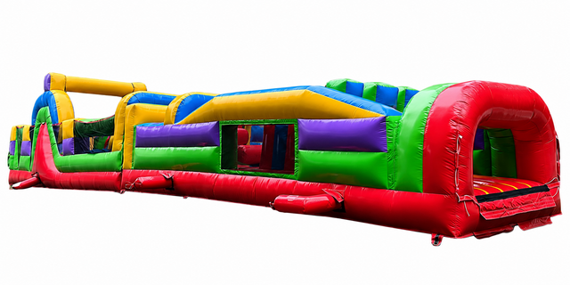 60' Retro Obstacle Course 60' Retro Obstacle Course