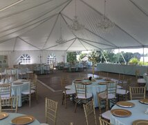 Industrial Solid White Tents 