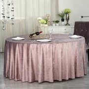 Round Velvet tablecloths