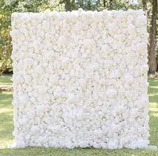 8x8 White Flower Wall 