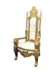Boy Gold Throne Chair 
