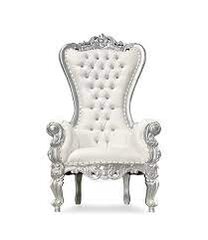 Girl Silver Throne Chair 