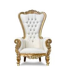 Girl Gold Throne Chair 