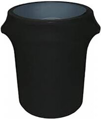 Trash Can With Black Spandex 