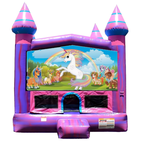 Unicorns Princess Bounce House Unicorns Princess Bounce House