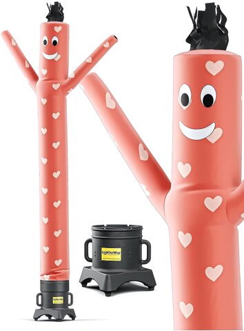 10' Tube Man Valentine Hearts 10' Tube Man Valentine Hearts