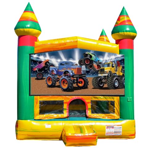 Monster Trucks Fiesta Bounce House Monster Trucks Fiesta Bounce House