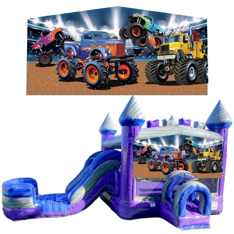 Purplish Monster Trucks Wet/Dry Combo Purplish Monster Trucks Wet/Dry Combo