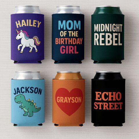 Personalized Insulated Can Cooler Personalized Insulated Can Cooler