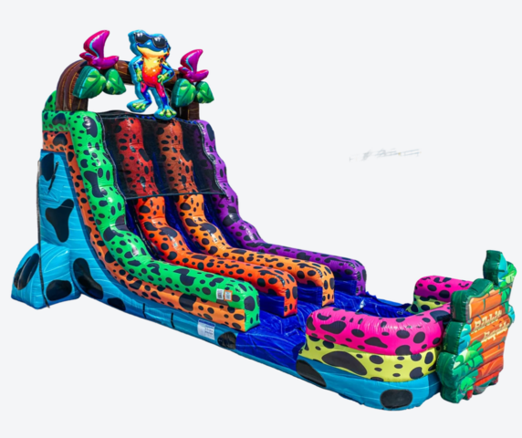 18' Ribbid Rapids Dual Lane Waterslide 18' Ribbid Rapids Dual Lane Waterslide