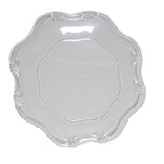 CLEAR CHARGER PLATE