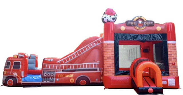 Fire House Combo with WaterSlide Fire House Combo with WaterSlide