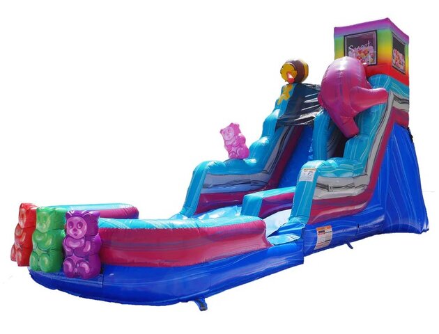 16Ft Gummy Bears Waterslide 16Ft Gummy Bears Waterslide
