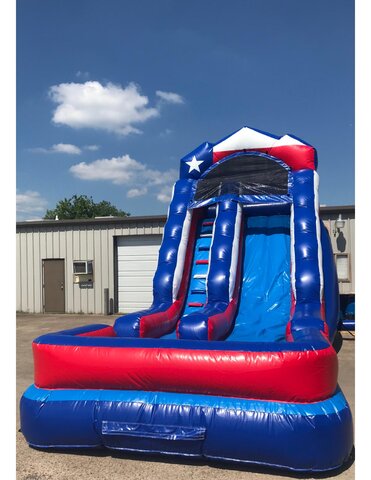 18 ft. Big Texas Water Slide with Pool 18 ft. Big Texas Water Slide with Pool