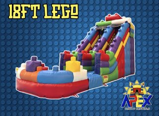 18Ft Blocks Waterslide