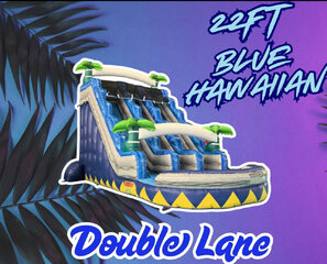 22ft Blue Hawaiian Double Lane