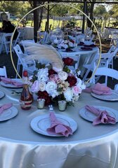 Circled floral Center piece