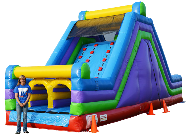 30FT OBSTACLE ROCK CLIMB AND SLIDE 30FT OBSTACLE ROCK CLIMB AND SLIDE