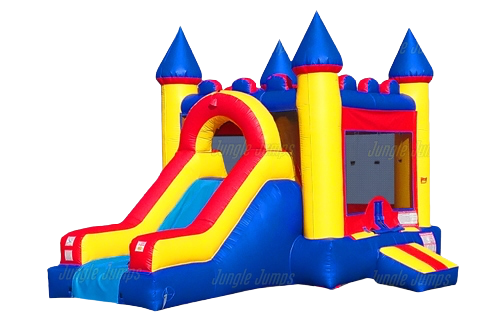 Multicolor Dry Bounce House Combo  Multicolor Dry Bounce House Combo