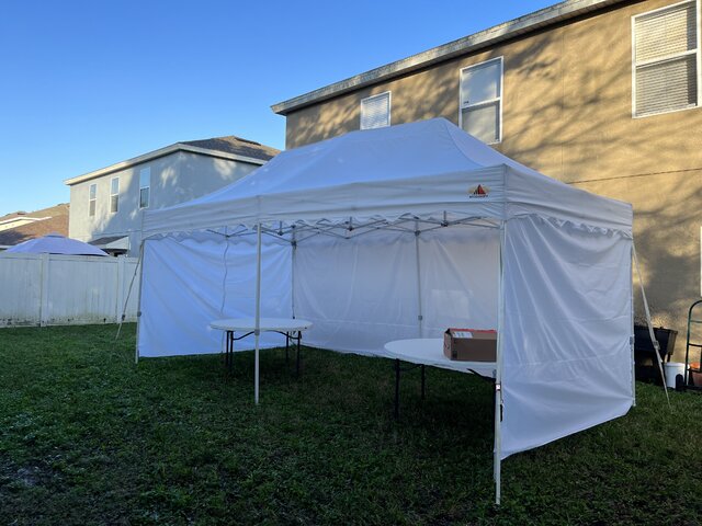 10ft x 20ft Pop Up Tent With Side Walls 10ft x 20ft Pop Up Tent With Side Walls
