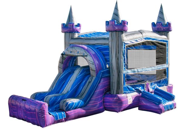Blue Titanium Dry Bounce House Blue Titanium Dry Bounce House