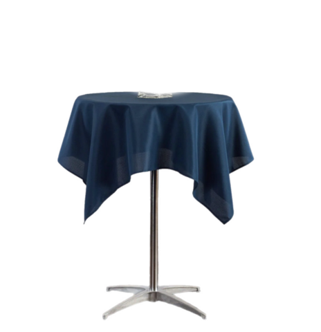 Navy Blue Tablecloth for Cocktail Table Navy Blue Tablecloth for Cocktail Table