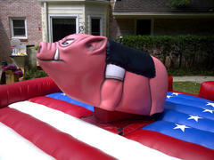 Mechanical bull - Harley the Hog - american flag 