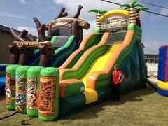 Luau water slide Luau water slide