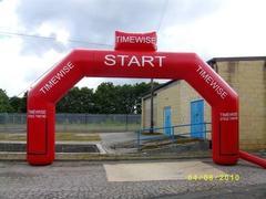 Infltable arch - Start Finish