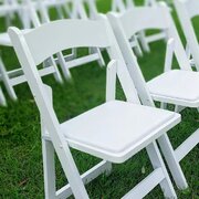 White Padded Folding Chairs White Padded Folding Chairs