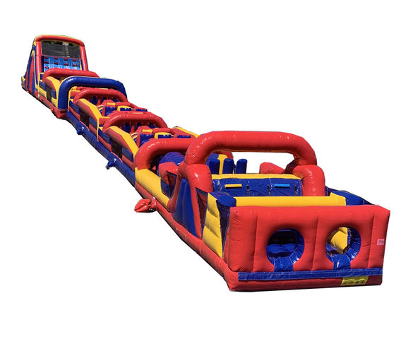 160ft Wet or Dry Obstacle Course w/16ft slide 160ft Wet or Dry Obstacle Course w/16ft slide
