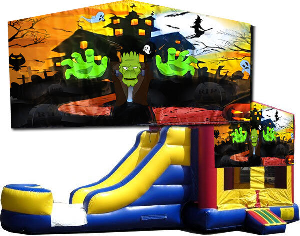 (C) Halloween Bounce Slide Combo (C) Halloween Bounce Slide Combo