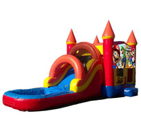 (C) Mario Castle Bounce Slide Combo