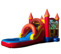 (C) Minecraft Castle Bounce Slide Combo