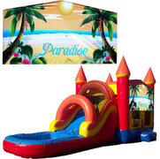 (C) Paradise Castle Bounce Slide Combo