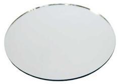 10" round glass table mirror 