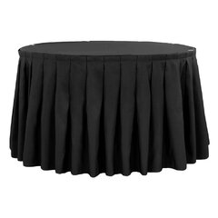 Black Table skirt 14ft