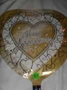 24-Happy Anniversary Gold 24-Happy Anniversary Gold