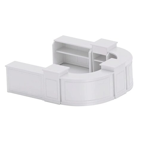 32' White Bar - 7 Piece Set- Martini 32' White Bar - 7 Piece Set- Martini