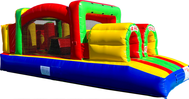 25 Foot Backyard Fun Course rental in Austin Texas from Austin Bounce House Rentals