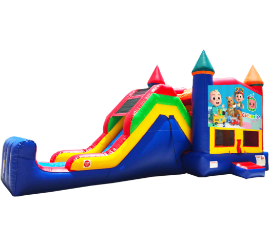 Cocomelon Super Combo 5-in-1 rental from Austin Bounce House Rentals in Austin Texas