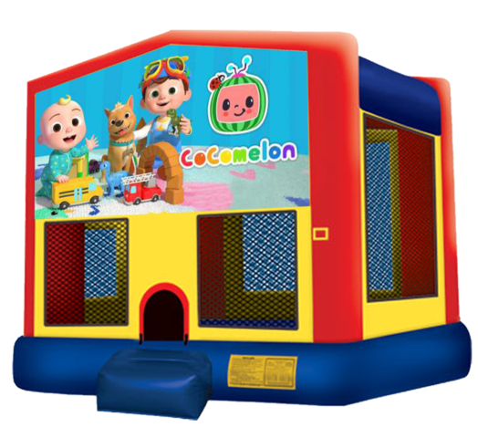Cocomelon Bounce House Rentals in Austin Texas from Austin Bounce House Rentals