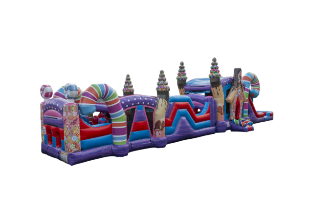 68' Sugar Shack Obstacle Course rental in Austin Texas from Austin Bounce House Rentals™